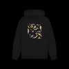 Black Printed Hoody