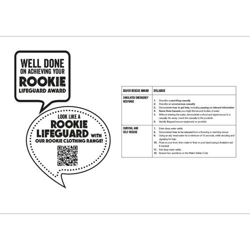 Rookie Rescue Skills | Silver Certificates (Pack of 5)