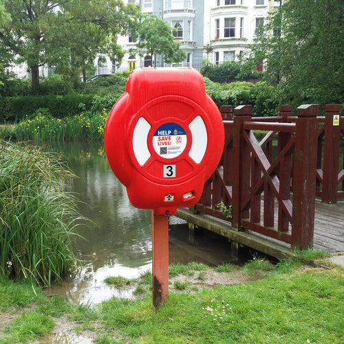 Guardian™ 750mm Lifebuoy & Housing | Inspection Window | Optional Fixings | Glasdon