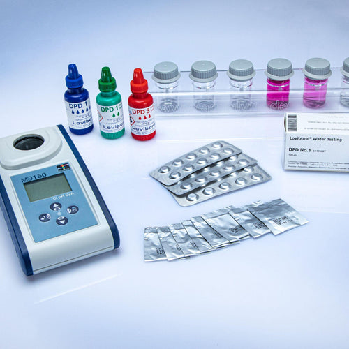 Lovibond® | MD150 Photometer | 6-in-1 Water Testing Kit for Pool Control | Wireless