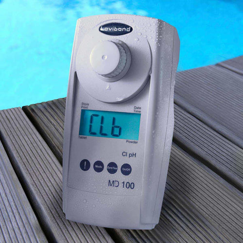 Lovibond® | MD 100 Photometer | 3-in-1 Water Testing Device for Chlorine, pH & Alkalinity-m