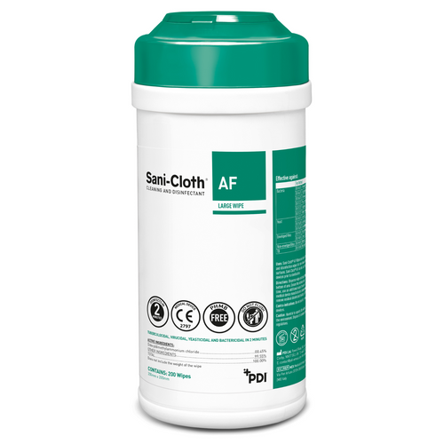 Sani-Cloth AF Manikin Wipes | CPR Manikin Wipes  | Alcohol Free | Tub of 200