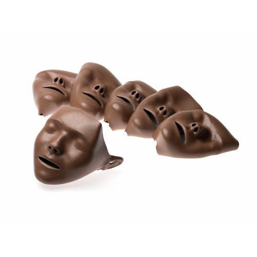 Laerdal | Little Anne Stackable | Replacement Faces | Dark Skin | Pack of 6