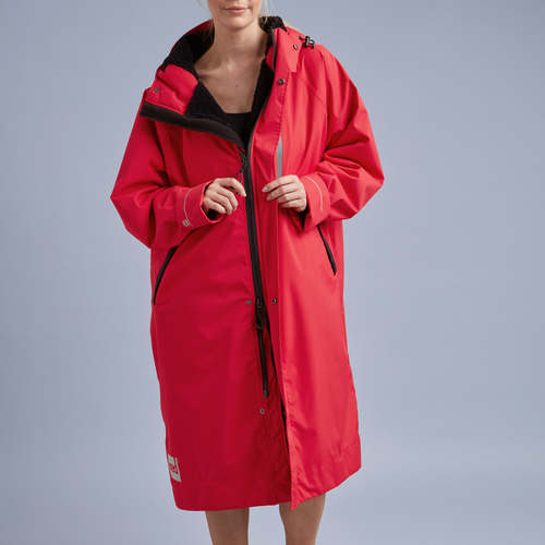 Red | Long Sleeve Waterproof Changing Robe | EVO Pro | Siren Red