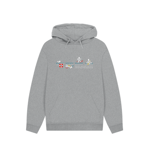 Athletic Grey Printed Hoody
