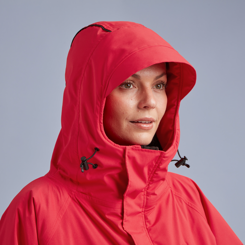 Red | Long Sleeve Waterproof Changing Robe | EVO Pro | Siren Red