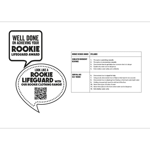Rookie Rescue Skills | Bronze Certificates (Pack of 5)