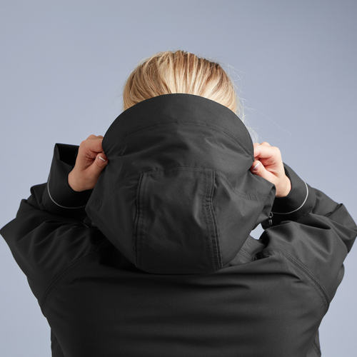 Red | Long Sleeve Waterproof Changing Robe | EVO Pro | Stealth Black