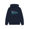 Navy Printed Hoody