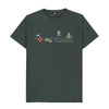 Dark Grey RLSS UK | Stick Man Sports Men's T-shirt | Short Sleeve Organic Cotton T-shirt