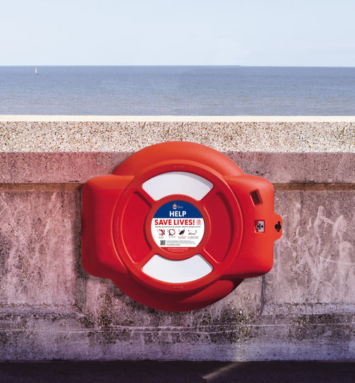 Guardian™ 600mm Lifebuoy & Housing | Inspection Window | Optional Fixings | Glasdon