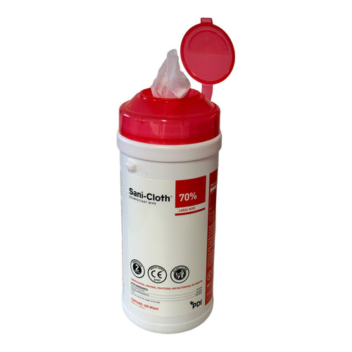 Sani-Cloth 70 Manikin Wipes | CPR Manikin Wipes  | Tub of 200 (Pack of 4)