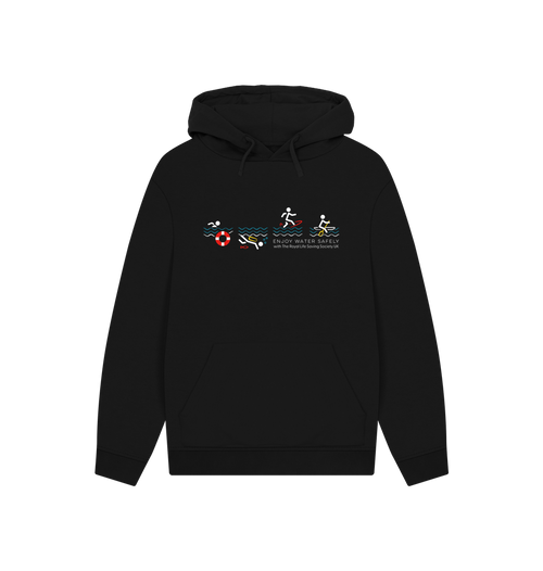 Black Printed Hoody