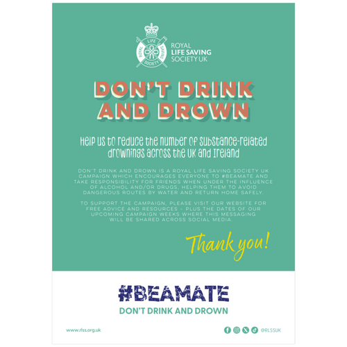 Don't Drink & Drown A5 Leaflets (Pack of 100)