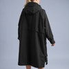 Red | Long Sleeve Waterproof Changing Robe | EVO Pro | Stealth Black