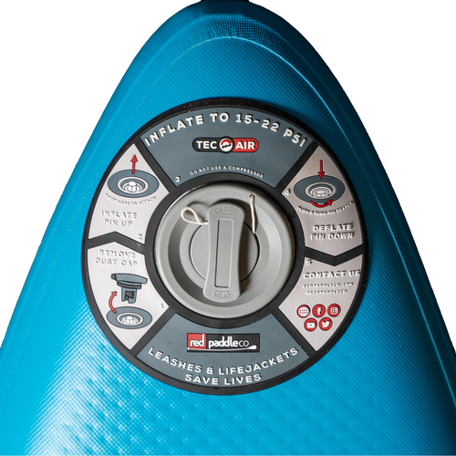 Red Rescue | Inflatable Prone Rescue | 8'10" Junior Rescue Paddle Board