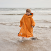 Red | Kids Long Sleeve Waterproof Changing Robe | EVO Pro | Orange
