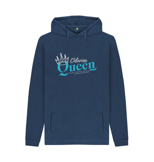 Ocean Navy Organic Cotton Hooded Sweatshirt