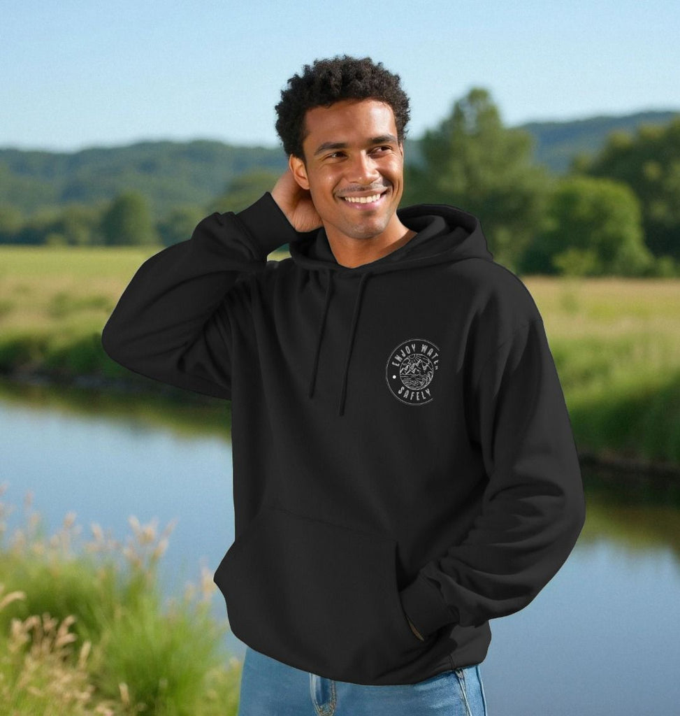 RLSS UK | Adventure Design Hoodie | 100% Organic Cotton Hooded Sweatsh