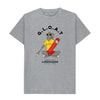 Athletic Grey RLSS UK | G.L.O.A.T Men's T-shirt | Short Sleeve Organic Cotton T-shirt