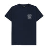 Navy Blue RLSS UK | Adventure Men's T-shirt | Short Sleeve Organic Cotton T-shirt