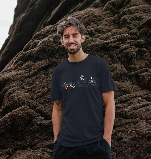 RLSS UK | Stick Man Sports T-shirt | Short Sleeve Organic Cotton T-shirt