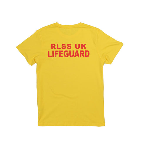 LIFEGUARD Licensed Cropped Crew Neck Ladies Sweatshirt (Red, Large)